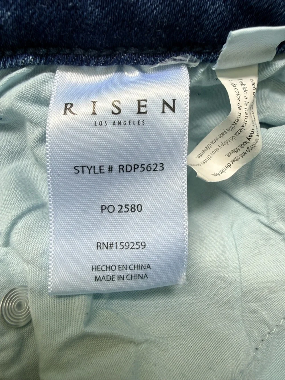 Risen straight leg jeans - Picture 6 of 8